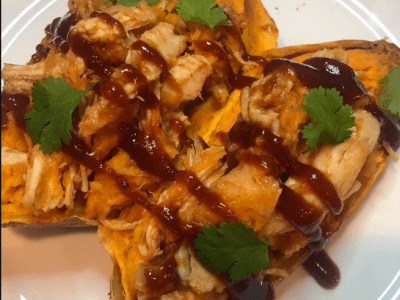 BBQ Chicken Stuffed Sweet&nbsp;Potato