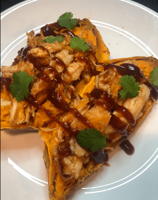 BBQ Chicken Stuffed Sweet&nbsp;Potato