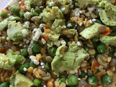 Lentil and Hummus Naan&nbsp;Flatbread
